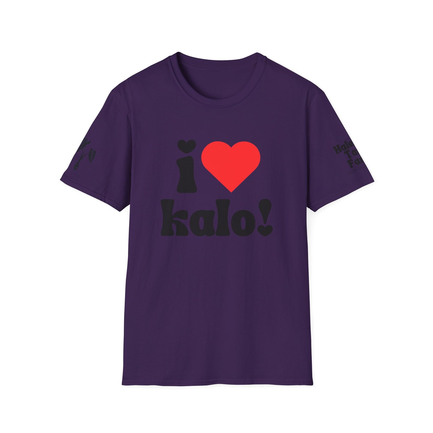 I Love Kalo NY Shirt. Haleiwa Taro Farm.