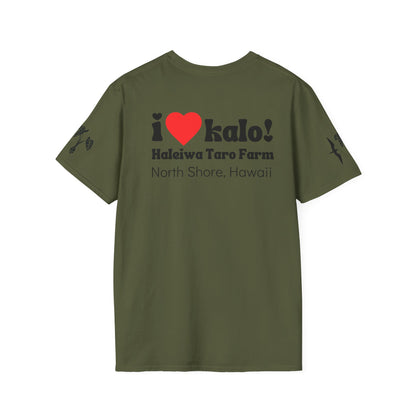 I Love Kalo Shirt. Haleiwa Taro Farm.