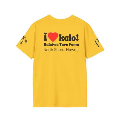 I Love Kalo Shirt. Haleiwa Taro Farm.