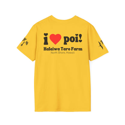 I Love Poi Shirt. Haleiwa Taro Farm.