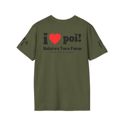 I Love Poi Shirt. Haleiwa Taro Farm.